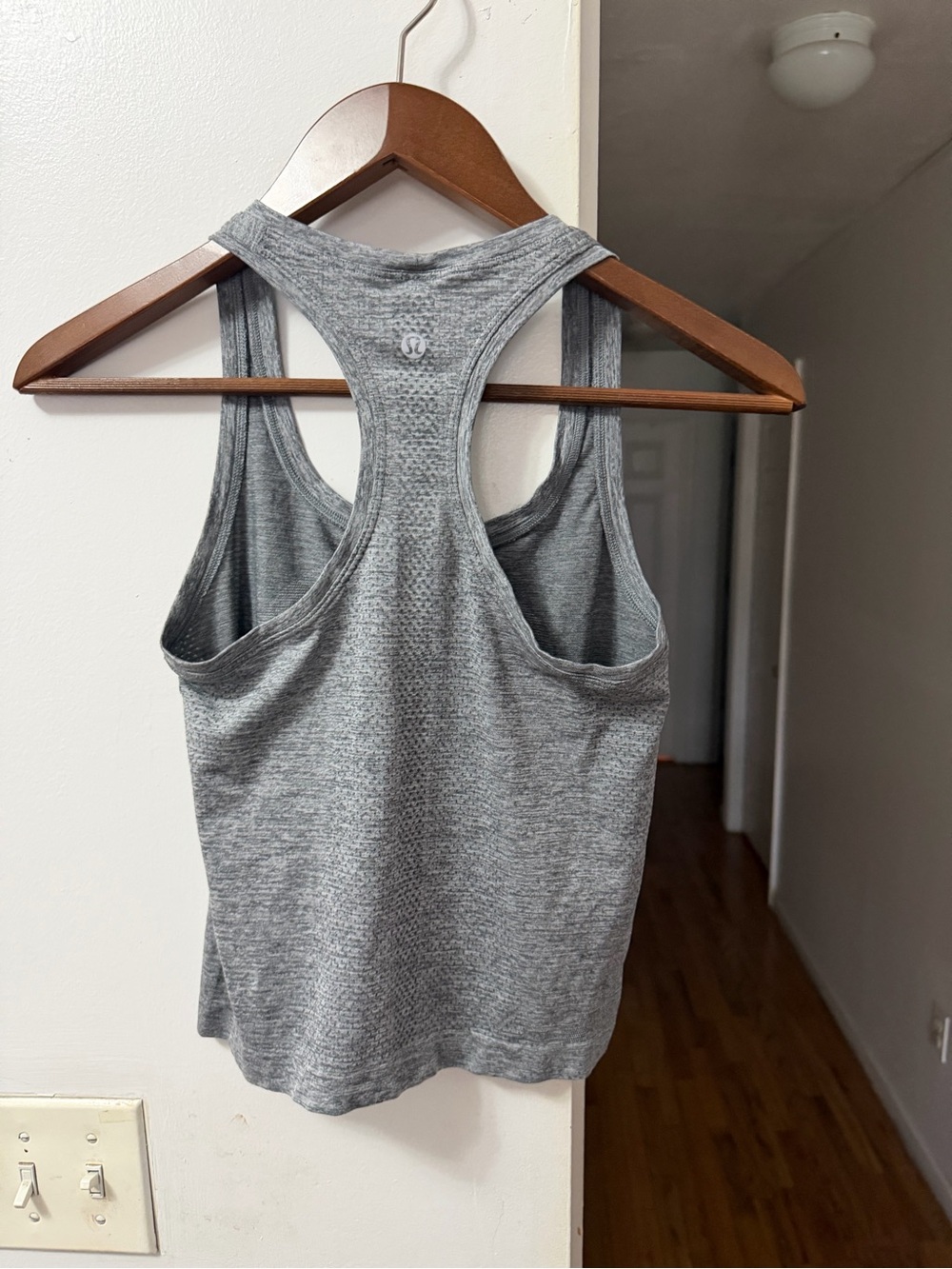 lululemon athletica Gray Racerback Performance Tank